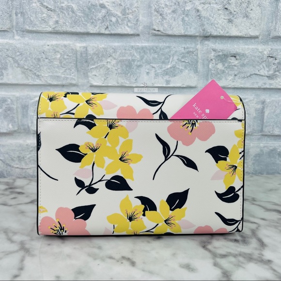 Kate Spade Carson Lily Blooms Convertible Crossbody & Shoulder Bag - Picture 4 of 11